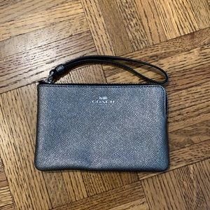 Coach leather wristlet